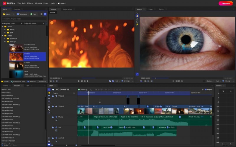 Beste OpenShot-alternatieven:krachtige video-editors voor Windows, Mac en Linux 