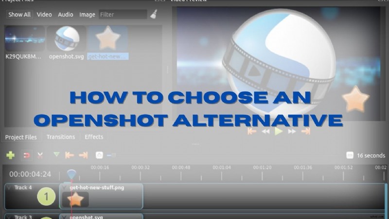 Beste OpenShot-alternatieven:krachtige video-editors voor Windows, Mac en Linux 
