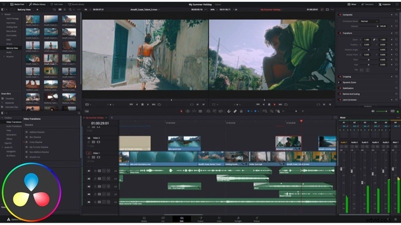 DaVinci Resolve versus OpenShot:welke gratis video-editor is geschikt voor u? 