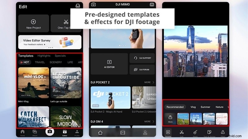 Beste DJI-video-editors met AI (2026):Filmora-recensie en vergelijking 