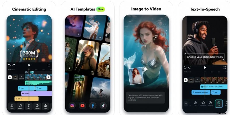 Top Snapchat-video-editors 2024:verbeter uw verhalen en spotlight 