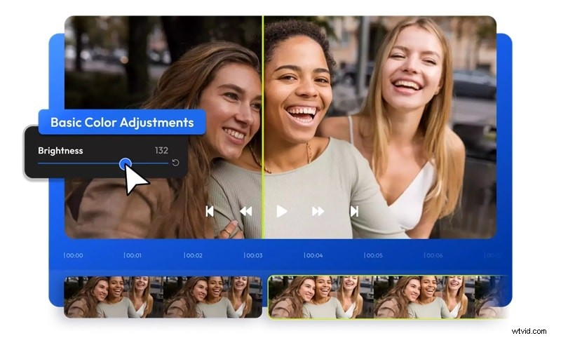 Filmora:de beste videohelderheidseditor in 2026 - Gratis AI Brightener 