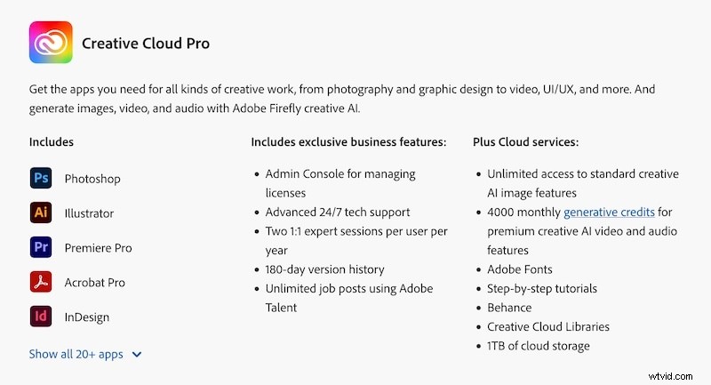 Adobe Premiere Pro-prijzen en -abonnementen (2024):kostenvergelijking 
