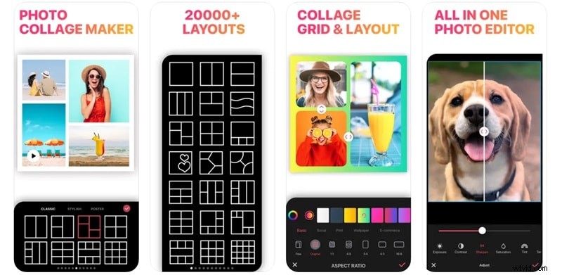 Beste fotocollage-apps voor iPhone en Android - gratis en betaald 