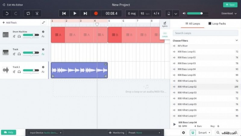 Top 10 gratis online DAW s (2024) - Creëer muziek in uw browser
