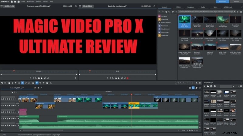 MAGIX Video Pro X 2026 Review:professionele videobewerkingskracht in 2024 