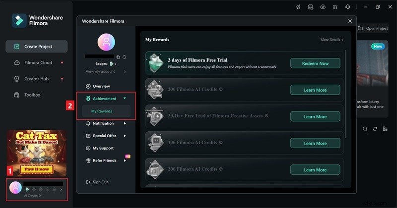 Probeer de gratis export van Filmora:geen watermerk, onbeperkt bewerken 