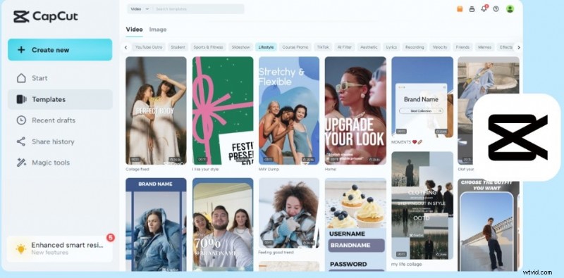 CapCut-sjablonen:zoeken, creëren en gebruiken (Filmora Alternative 2025) 