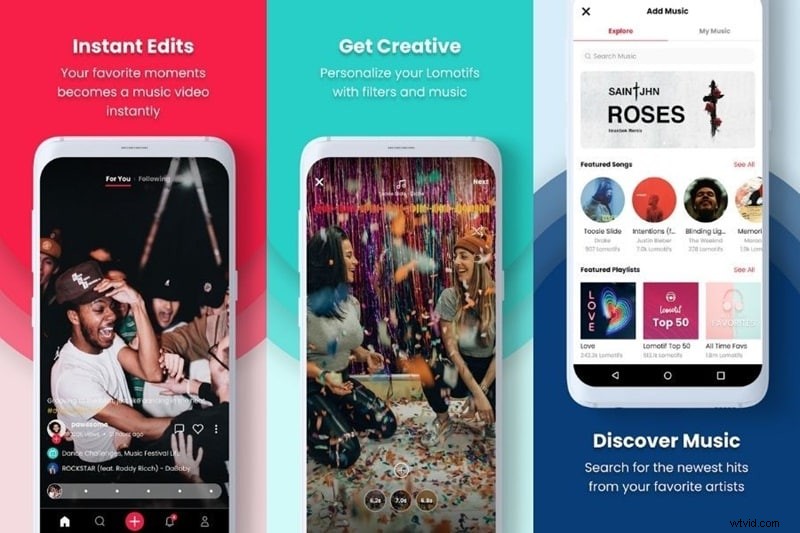 Lomotif-alternatief:beste videomakers voor creatieve inhoud 