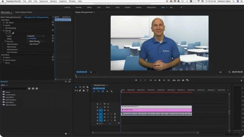 Premiere Pro:videoachtergronden verwijderen (gids 2024) 