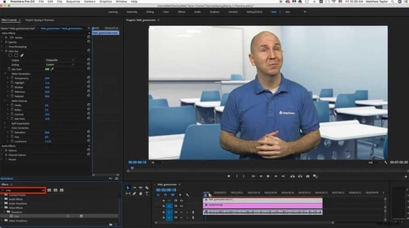 Premiere Pro:videoachtergronden verwijderen (gids 2024) 