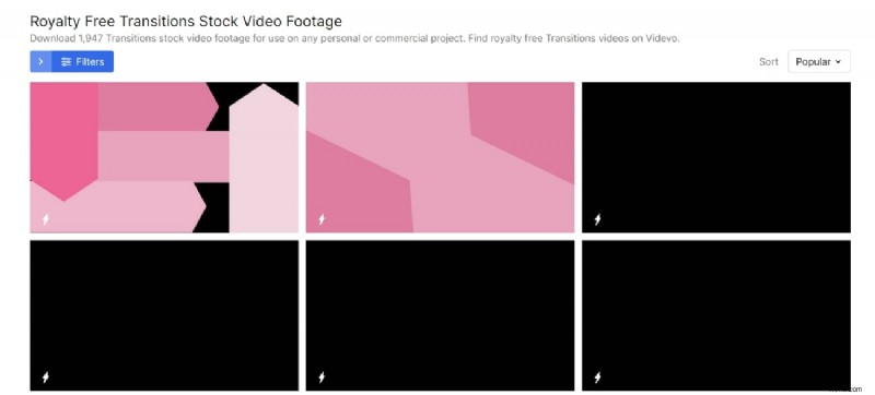 Premiere Pro-overgangssjablonen:verbeter uw videobewerkingen 