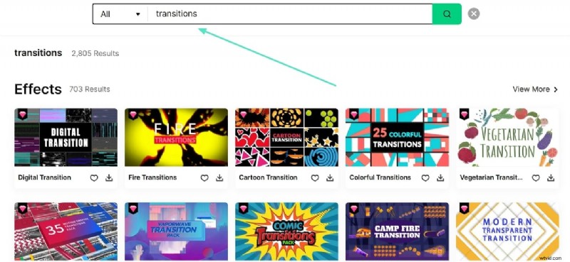 Premiere Pro-overgangssjablonen:verbeter uw videobewerkingen 