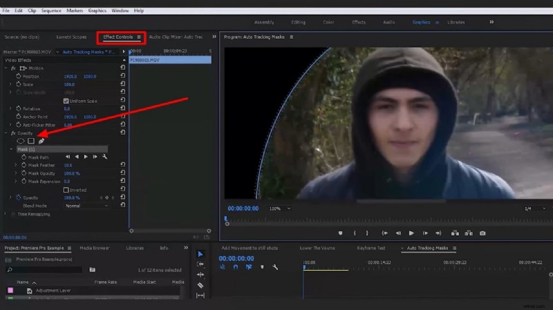 Mastermasker-tracking in Adobe Premiere Pro:stapsgewijze handleiding voor professionele video-effecten 