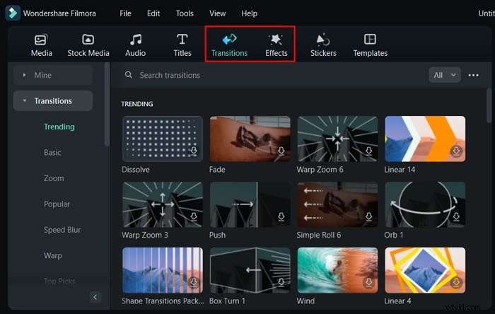 Wondershare Filmora Interface:een uitgebreide gids voor beginners 
