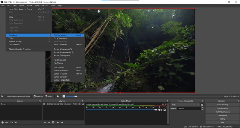 Gemakkelijk video s roteren in OBS Studio:een korte handleiding [2024] 