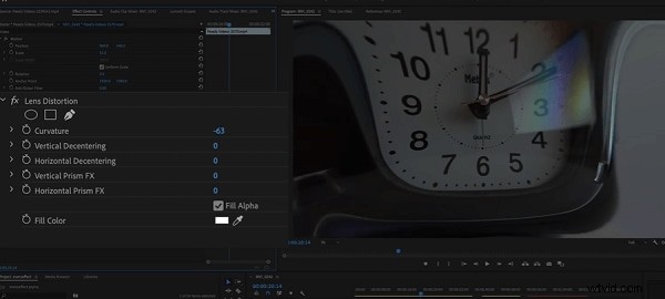 Vervormingseffecten beheersen in Adobe Premiere Pro:een uitgebreide handleiding 