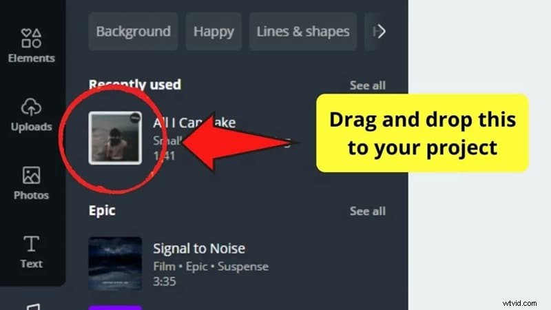 Verbeter uw video s:muziek toevoegen, bijsnijden en bewerken in Canva - een stapsgewijze handleiding 
