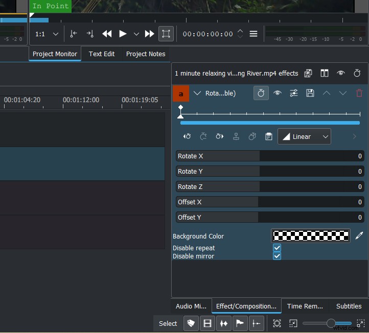 Videorotatie beheersen in Kdenlive:een uitgebreide gids 