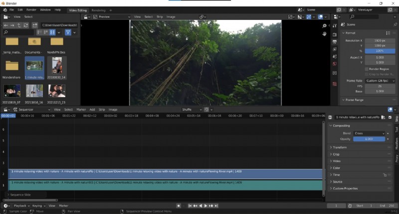 Videorotatie beheersen in Blender:een uitgebreide gids 