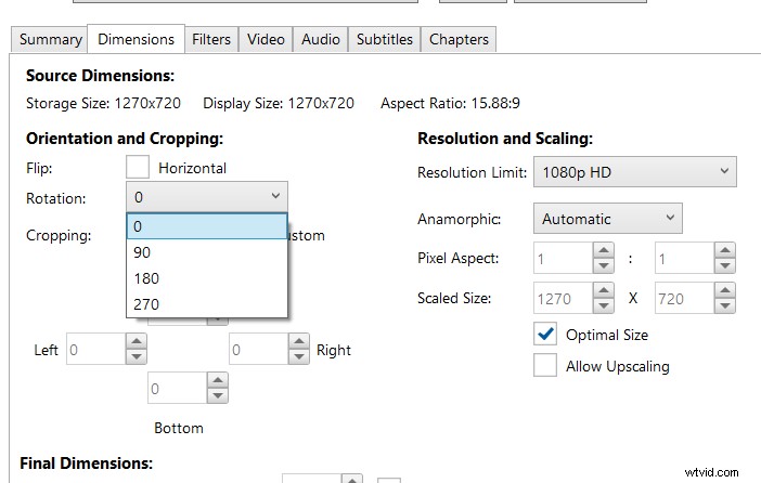 Video s roteren met de handrem:een eenvoudige handleiding