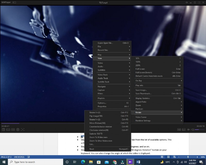 Video s roteren in KMPlayer:een stapsgewijze handleiding