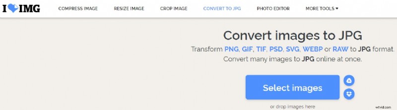 Gratis WebP naar JPG-converters:converteer eenvoudig WebP-afbeeldingen online