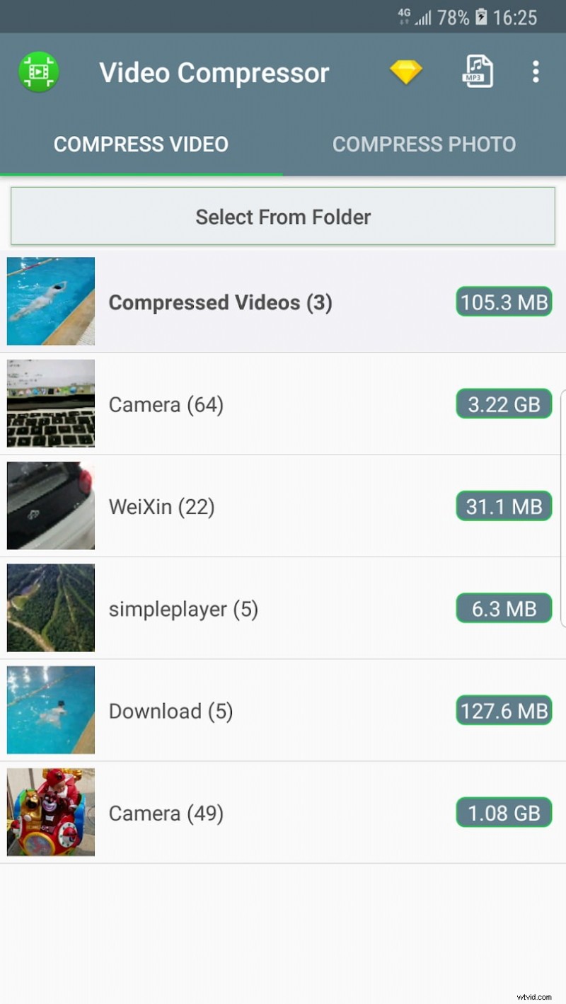 Top 6 gratis Android-apps voor videocompressie - Bestandsgrootte verkleinen zonder kwaliteitsverlies 