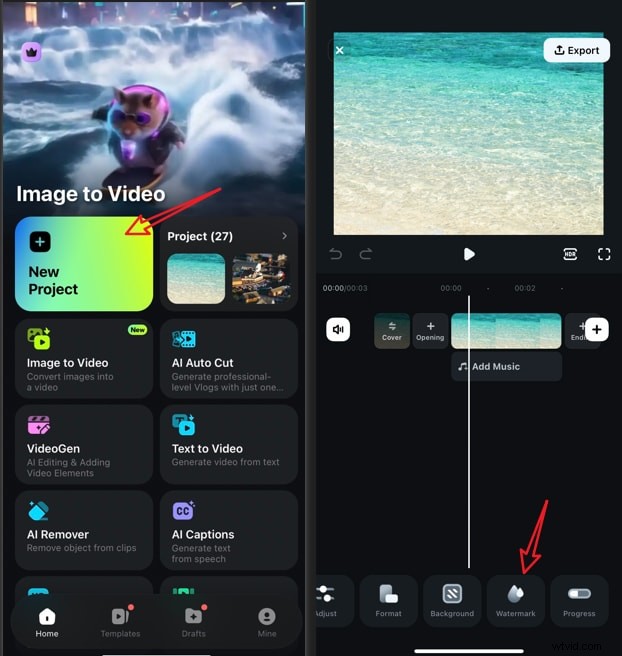 CapCut Watermerk-tutorial:aangepaste watermerken maken en toepassen voor videobeveiliging 