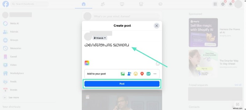 Come personalizzare i caratteri su Facebook:una guida completa 