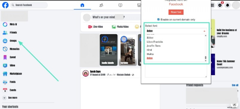 Come personalizzare i caratteri su Facebook:una guida completa 