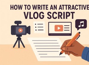 Cree guiones de vlogs atractivos:una guía paso a paso 