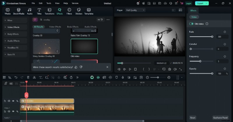 Kurz Filmora:Přidejte autentické staré filmové překryvy pro retro vzhled 
