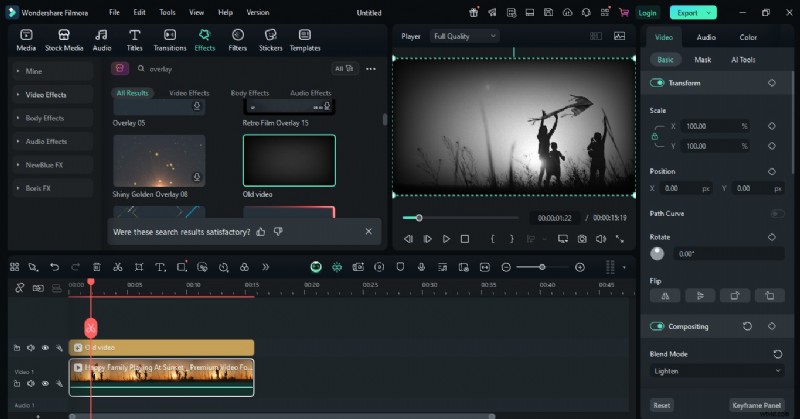 Kurz Filmora:Přidejte autentické staré filmové překryvy pro retro vzhled 