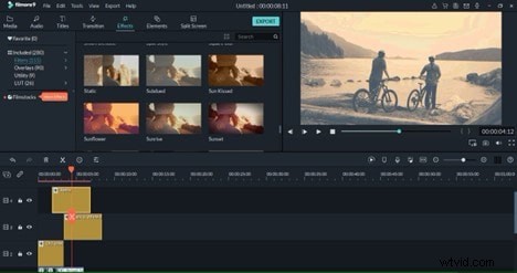 Kurz Filmora:Přidejte autentické staré filmové překryvy pro retro vzhled 