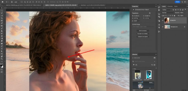 Naadloze beeldovervloeiing in Photoshop:technieken en alternatieven 