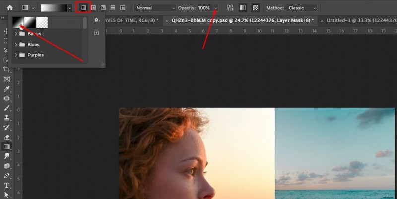 Naadloze beeldovervloeiing in Photoshop:technieken en alternatieven 