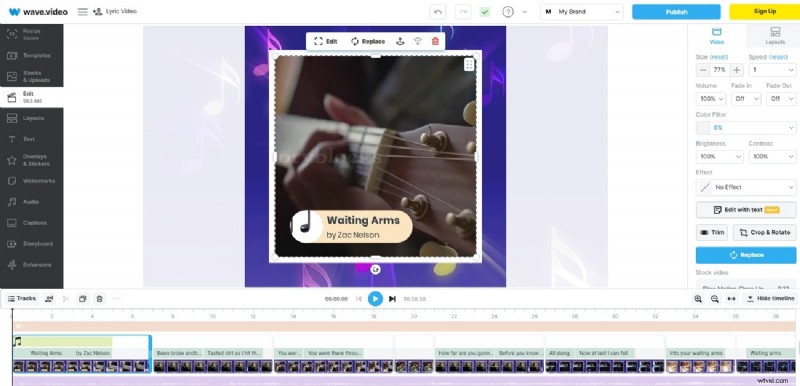 Maak online prachtige songtekstvideo s | [Jaar] 