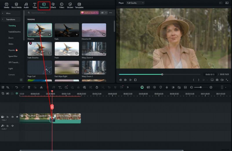 Top 10 video-overgangseffecten voor boeiende bewerkingen | Filmora-tutorial 