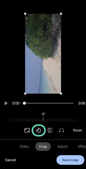 Android-video s roteren en spiegelen:een complete gids met Google Foto s en Filmora 