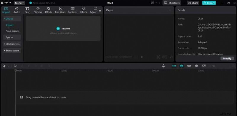 CapCut-videorotatie:desktop, online en mobiel - Plus Filmora-alternatief