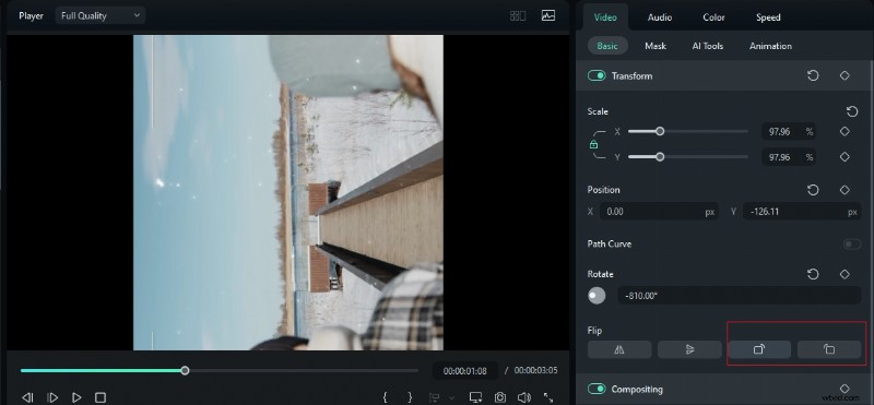 CapCut-videorotatie:desktop, online en mobiel - Plus Filmora-alternatief