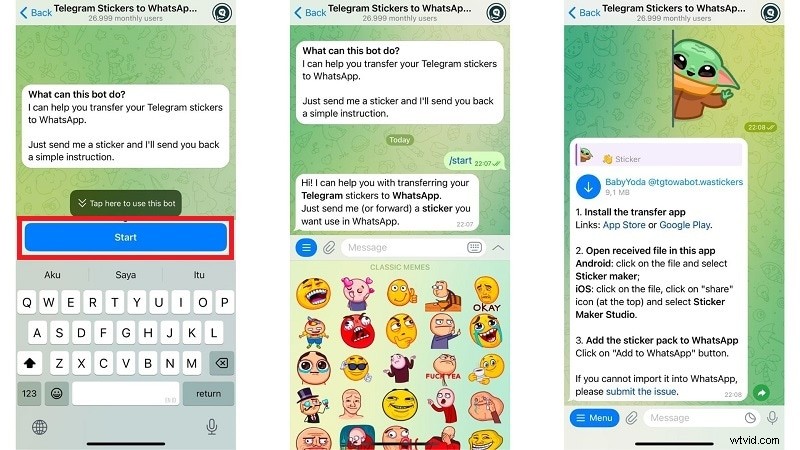 Breng Telegram-stickers over naar WhatsApp:een eenvoudige handleiding 