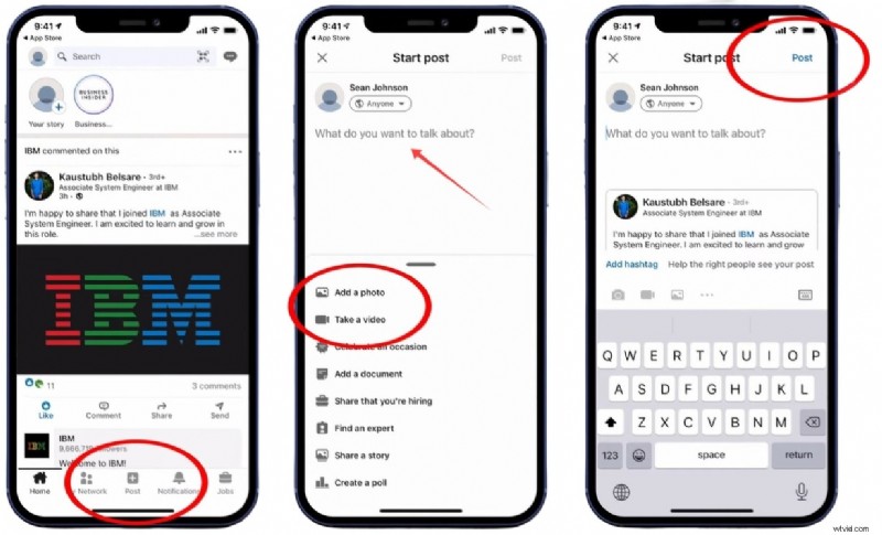 Mobilní příspěvky na LinkedIn:Průvodce krok za krokem pro profesionály 
