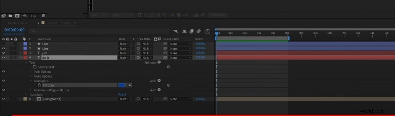 Maak verbluffende verlooptekst in After Effects:een eenvoudige handleiding 