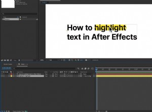 Bemästra texthöjdpunkter i Adobe After Effects:En omfattande guide 