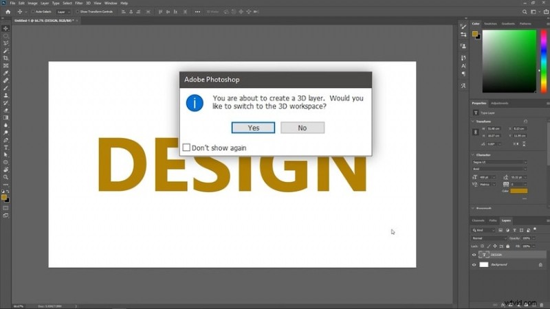 Photoshop 3D-teksttutorial:eenvoudige methoden voor verbeterde beelden [2024] 