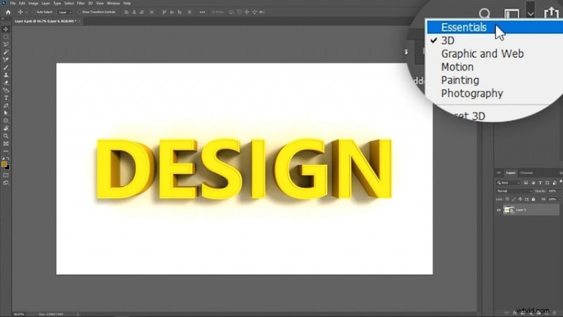 Photoshop 3D-teksttutorial:eenvoudige methoden voor verbeterde beelden [2024] 