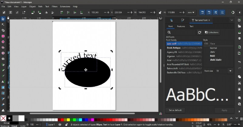 Inkscape:tekst krommen met tekst op pad - een uitgebreide gids 
