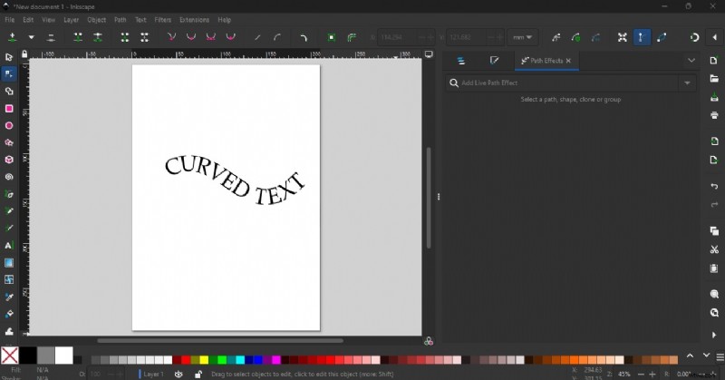 Inkscape:tekst krommen met tekst op pad - een uitgebreide gids 